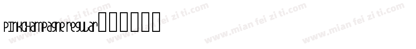 PinkChampagne Regular字体转换